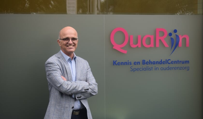 Mark Naber, specialist ouderengeneeskunde bij de organisatie QuaRijn. (Foto: Rick Praamstra)